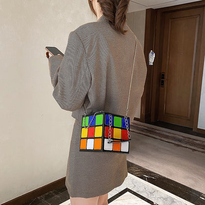 Rubik's Cube  Purse Bag