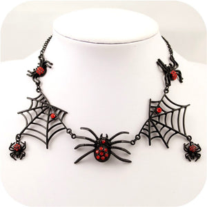Spider Web Necklace