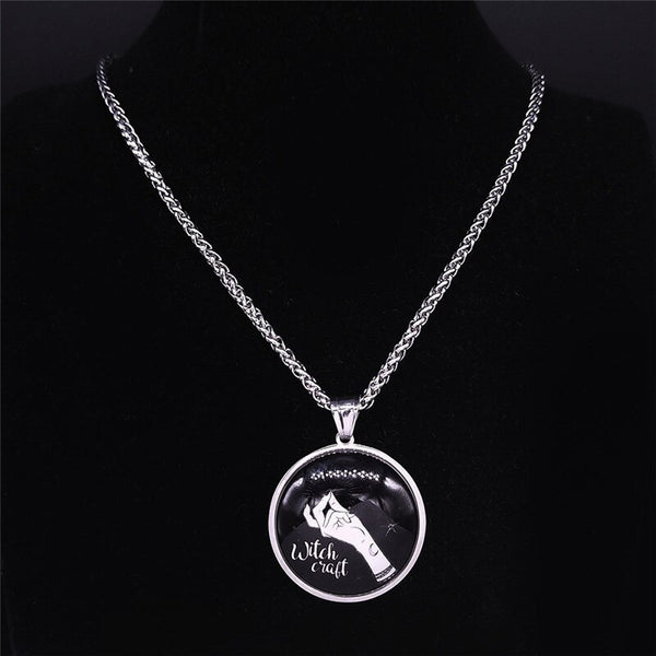 Witch Craft Stainless Steel Necklace