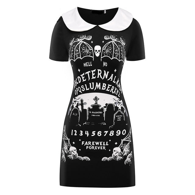 Black Furious Fortune Board Dress