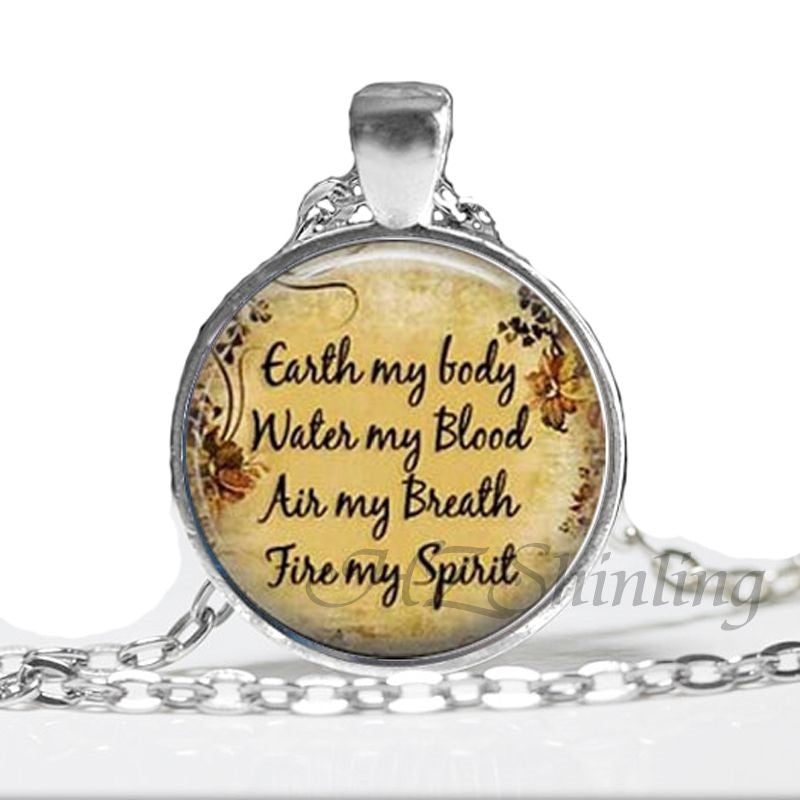 Earth Pendant Necklace