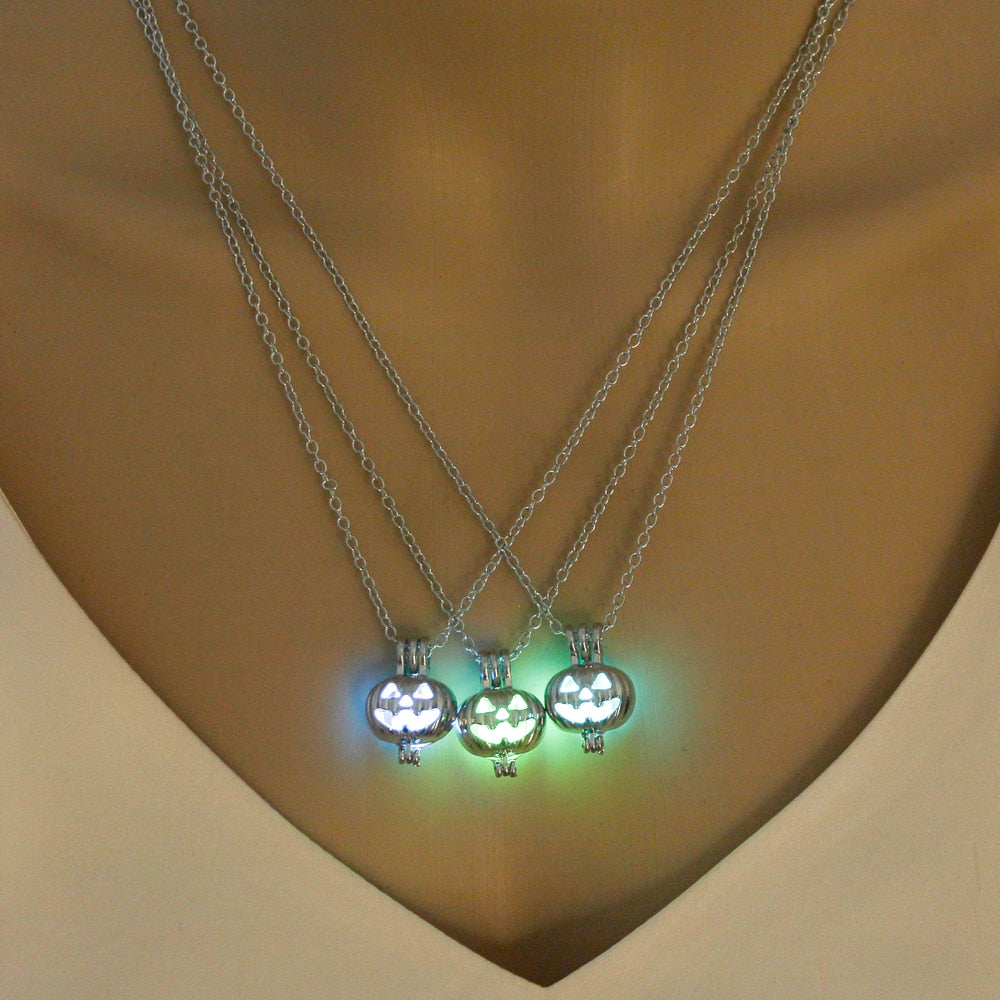 Luminous Hollow Glowing Pumpkin Necklace