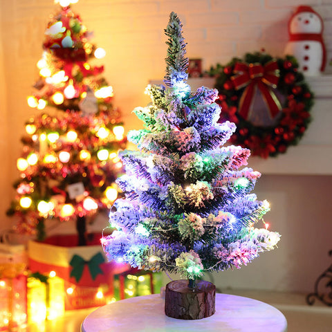 PVC Christmas Tree LED Multicolor Lights Decoration