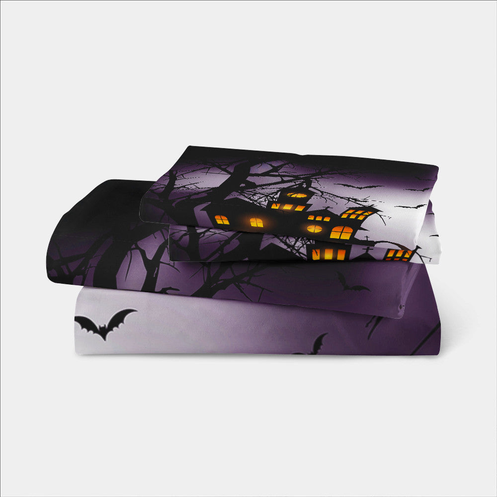 Halloween Night 3PC Duvet Bedding Set
