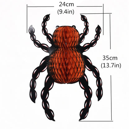 5pcs Hanging Halloween Spiders Decorations