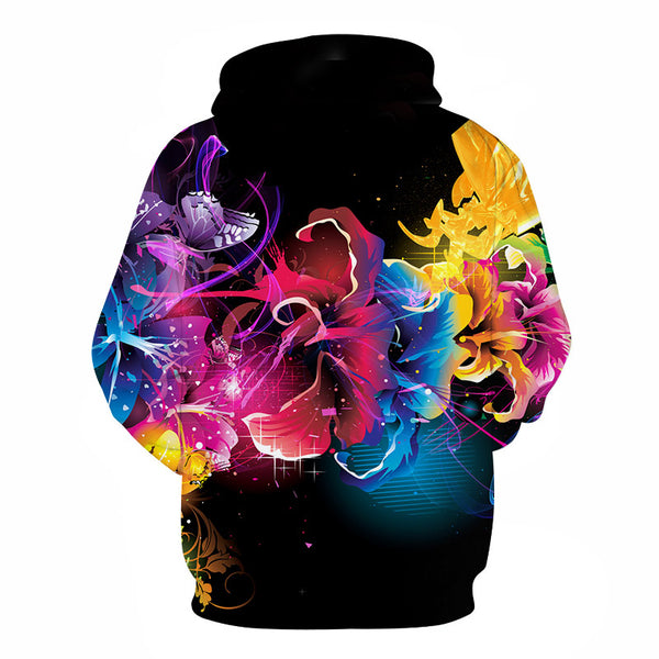 Colorful Mind 3D Print Hooded Sweatshirt