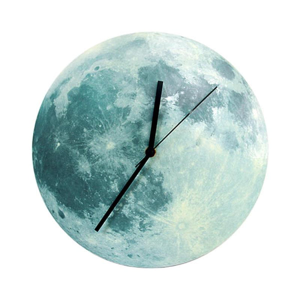 Glowing Moon Wall Clock