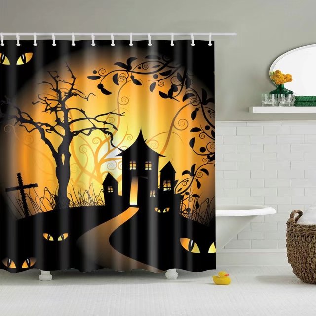 Halloween 3D Shower Curtains