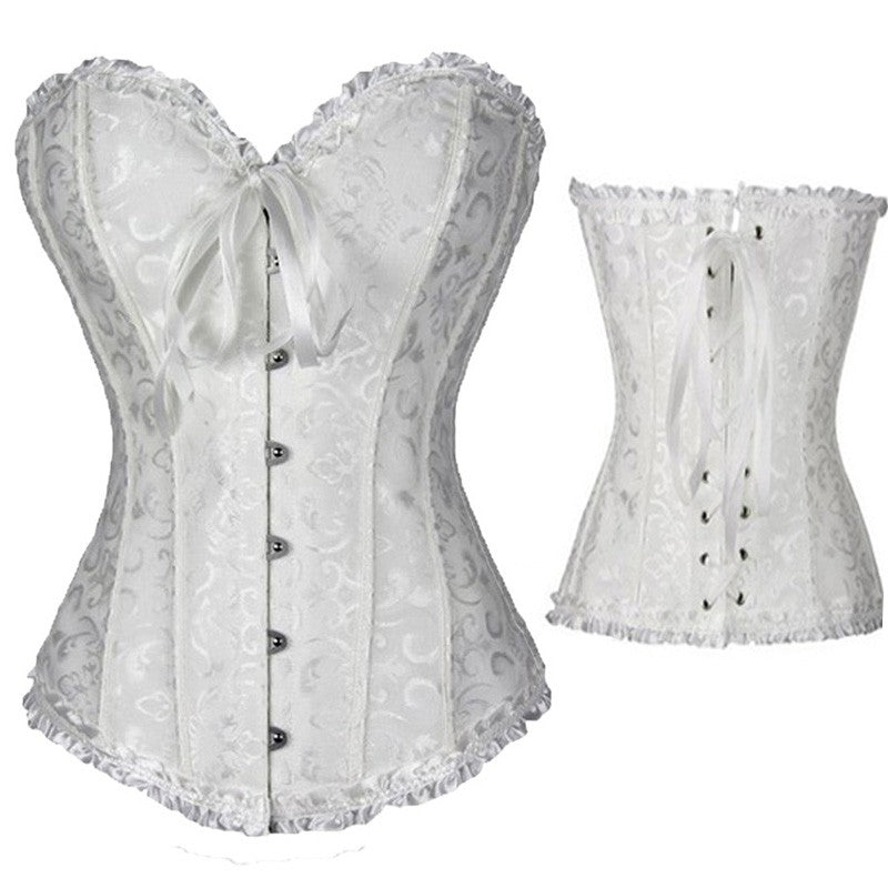 Steampunk Gothic Waist Trainer Halter Corset