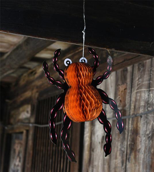 5pcs Hanging Halloween Spiders Decorations
