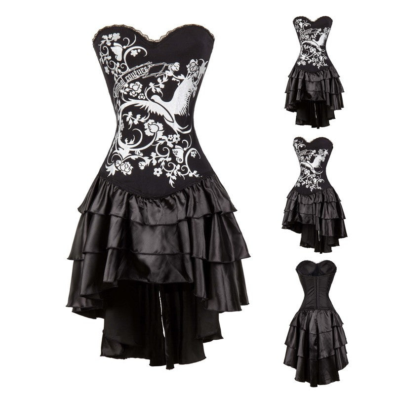 Gothic Burlesque Corset Dress
