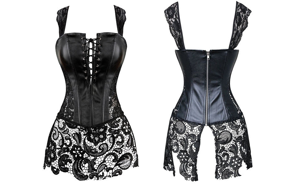 Leather Corset Waist Trainer