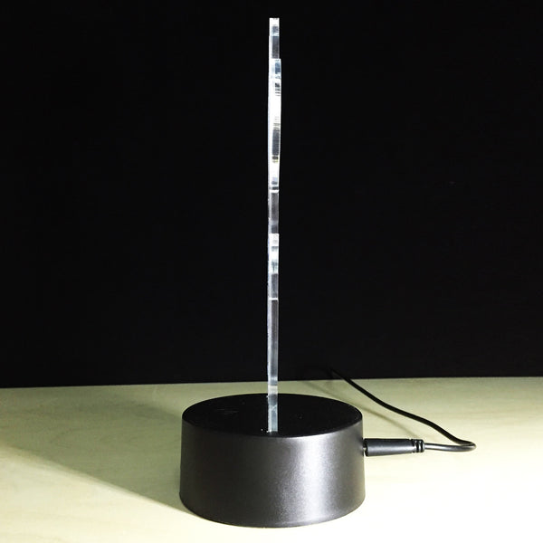 7 Color 3D LED  Acrylic Witch Table Lamp