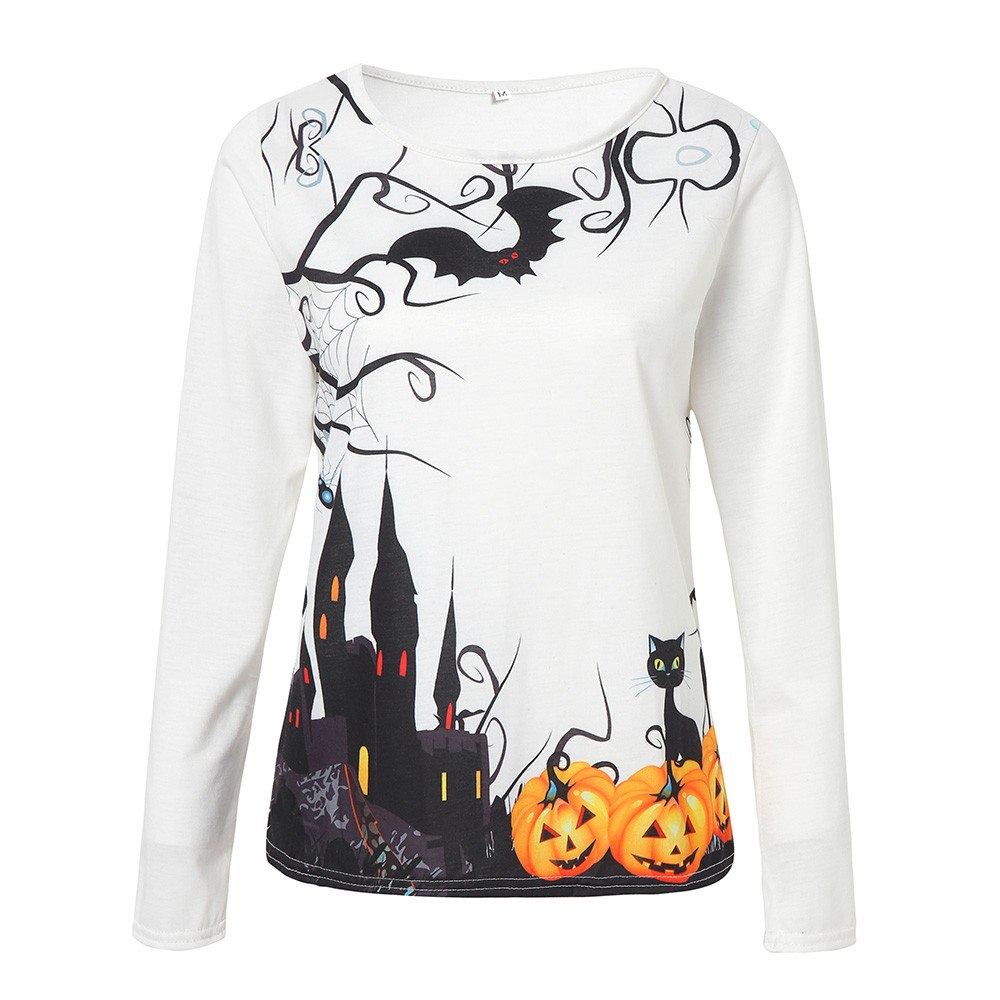 Spooky Castle Casual Blouse