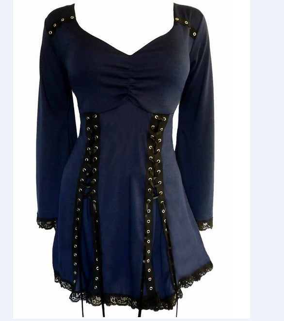 Gothic Victorian Boho Renaissance Womens Corset Top