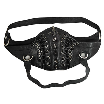 Punk Rave Brand Gothic Steampunk Women Pink Mask