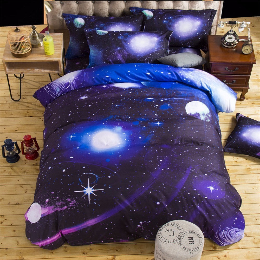 Solstice 3D Cosmic Sky Milky Way Universe Star Sky Galaxy Bedding Sets