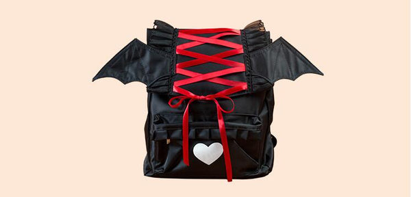 Gothic Angel/Devil  Nylon Backpack