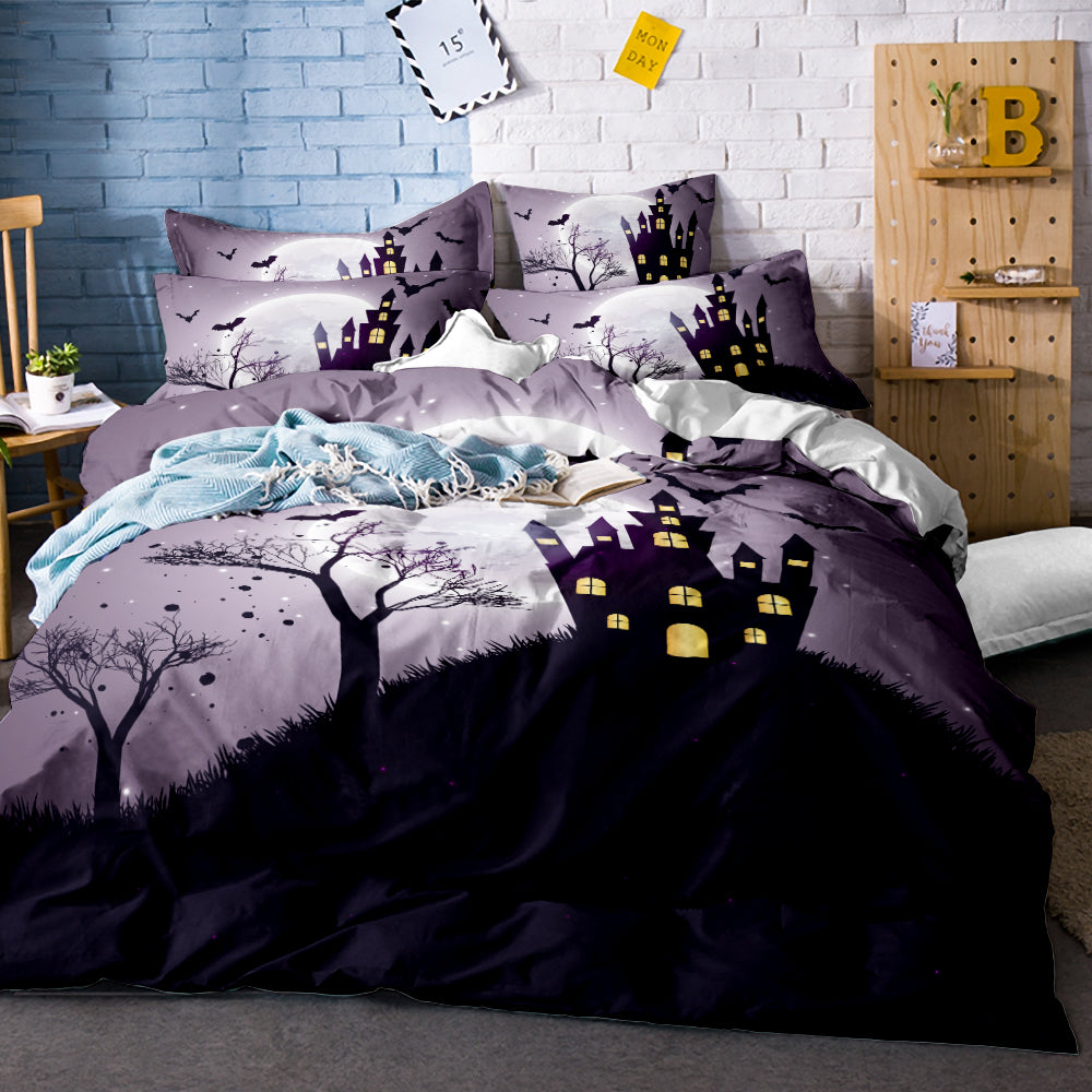 Microfiber Halloween Duvet Bedding Sets