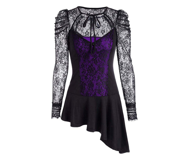 Gothic Vintage Lace Shirt