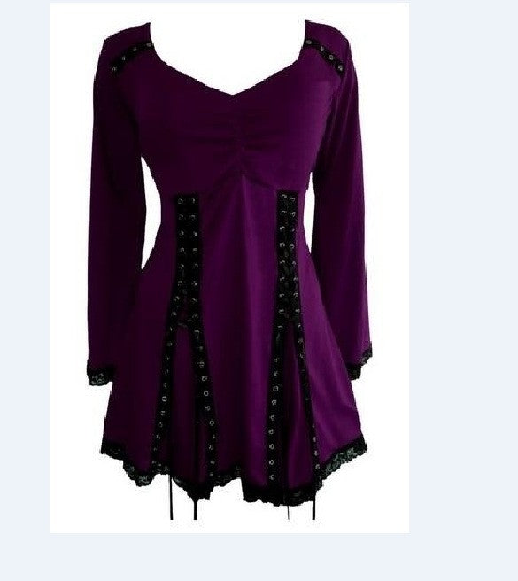 Gothic Victorian Boho Renaissance Womens Corset Top