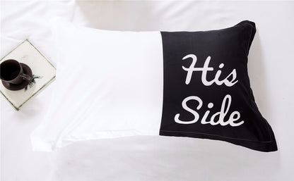 Her Side His Side Duvet Bedding Set