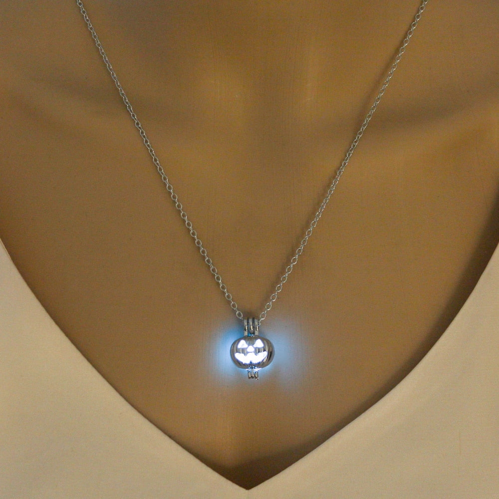 Luminous Hollow Glowing Pumpkin Necklace