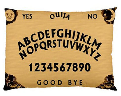 Custom Ouija Board Style Cotton Linen Pillow Case