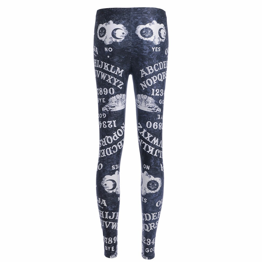 Ouija 3D Print Leggings