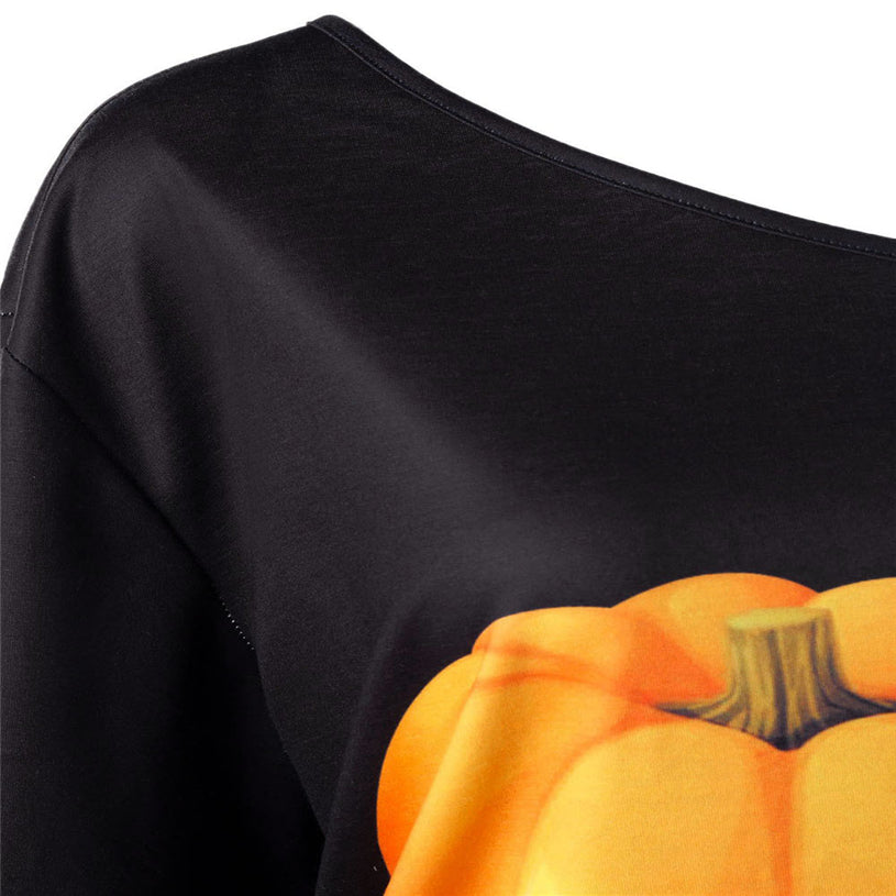 Happy Halloween Pumpkin Blouse