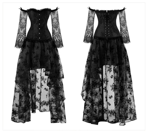 Vintage Corset Gothic Dress
