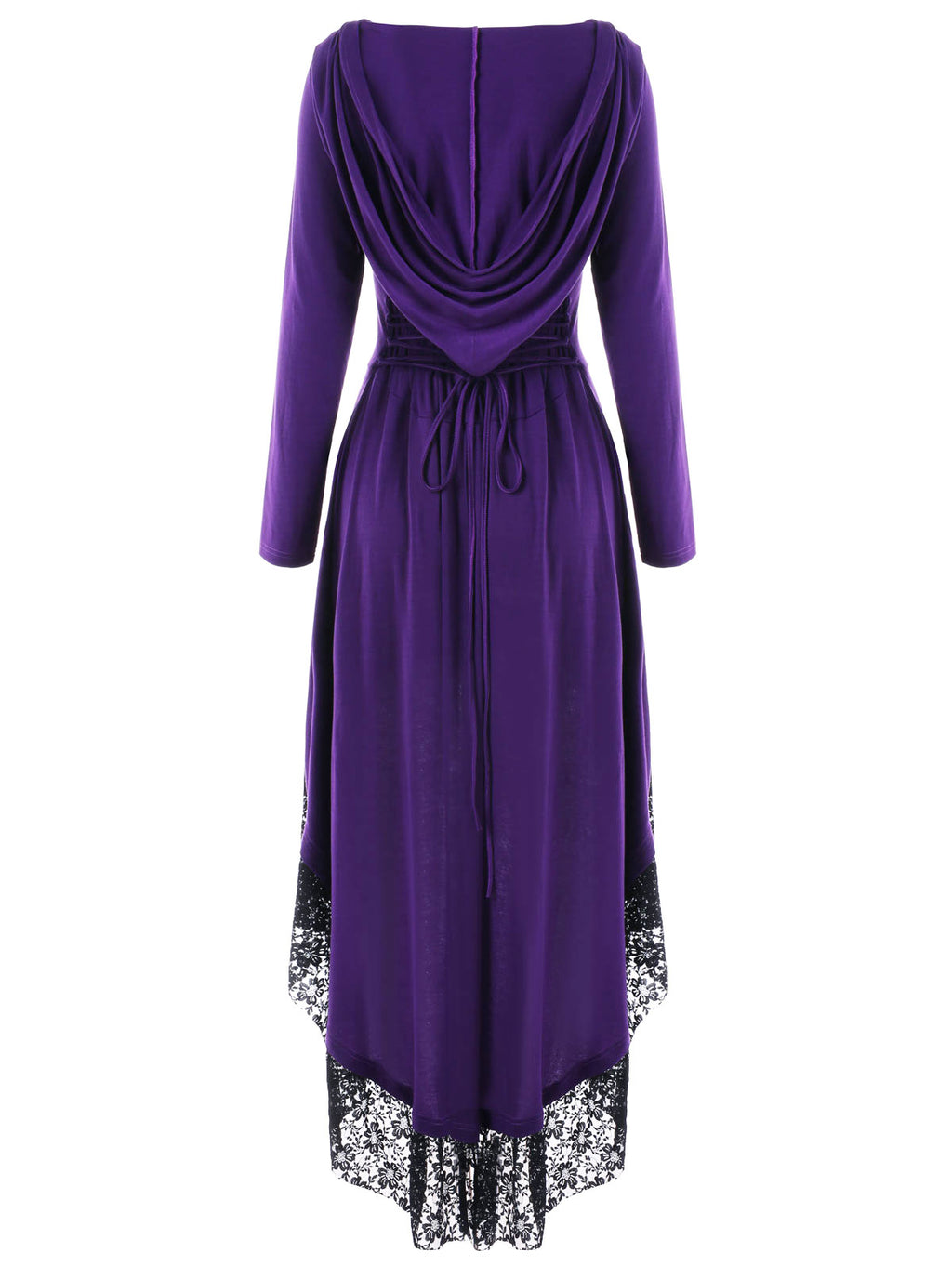 Vestlinda Long Sleeve Lace Robe Dress