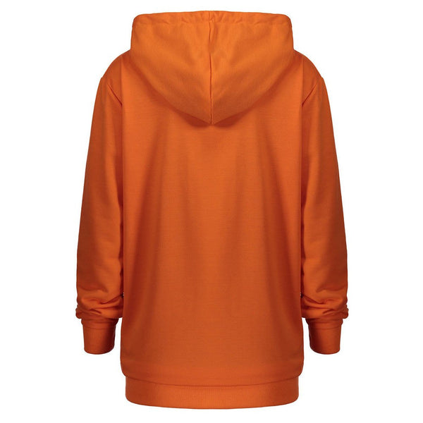 Pumpkin Web Hooded Sweatshirt