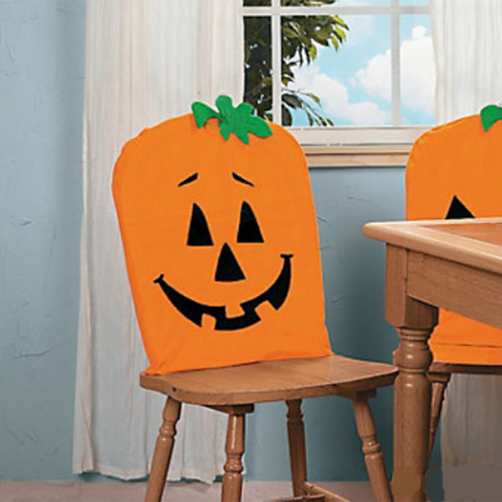 Halloween Pumpkin Chair Cover