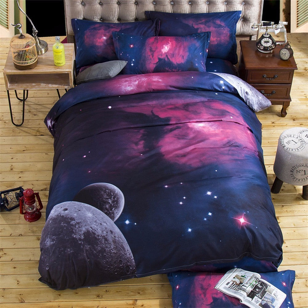 Solstice 3D Cosmic Sky Milky Way Universe Star Sky Galaxy Bedding Sets