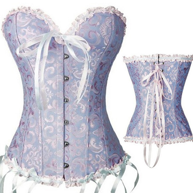 Steampunk Gothic Waist Trainer Halter Corset