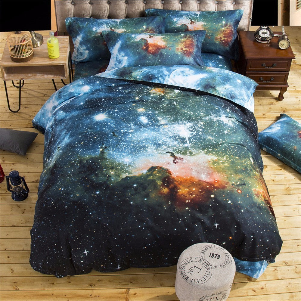 Solstice 3D Cosmic Sky Milky Way Universe Star Sky Galaxy Bedding Sets