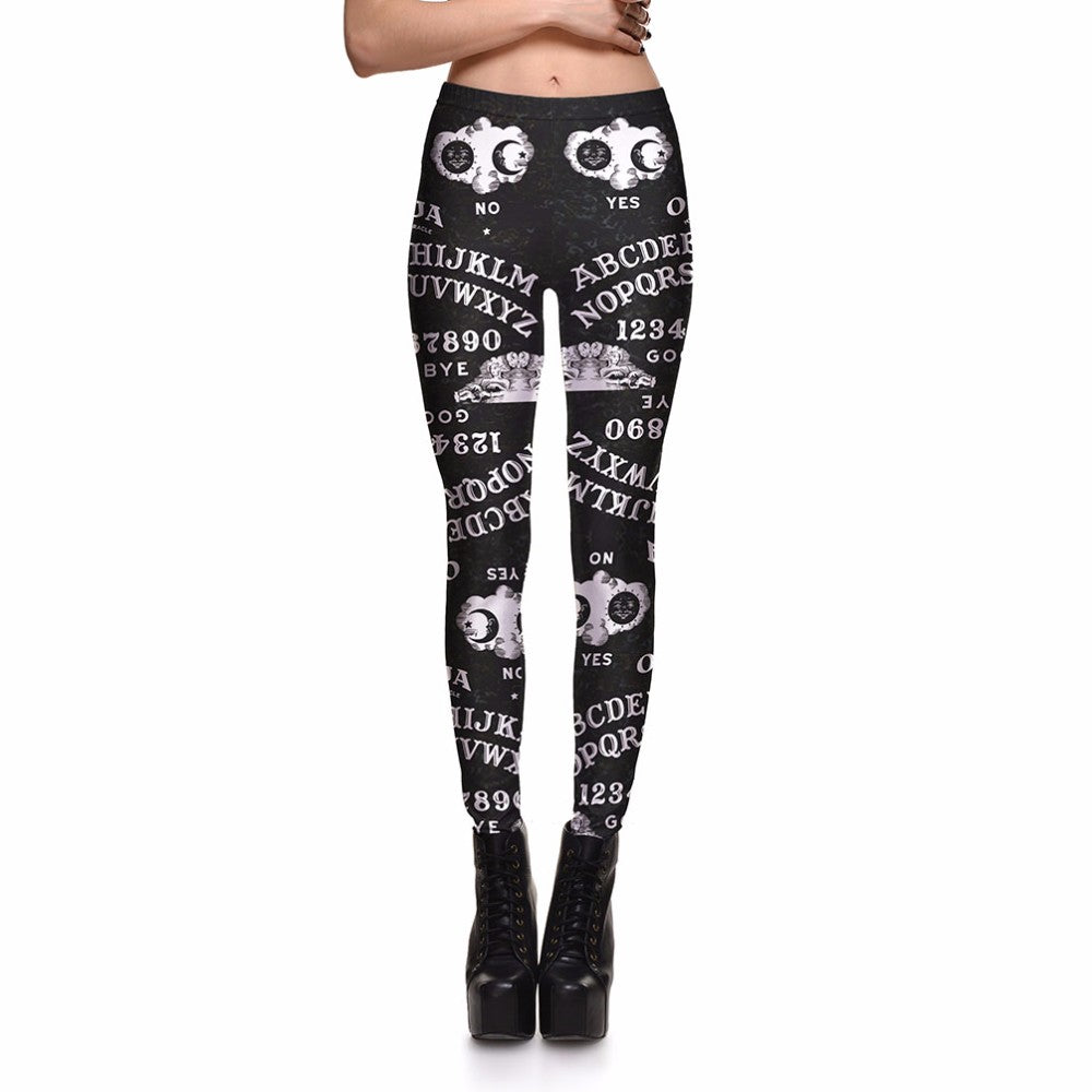 Ouija 3D Print Leggings