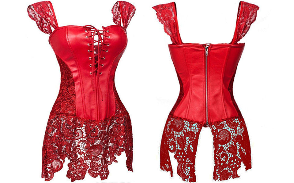 Leather Corset Waist Trainer