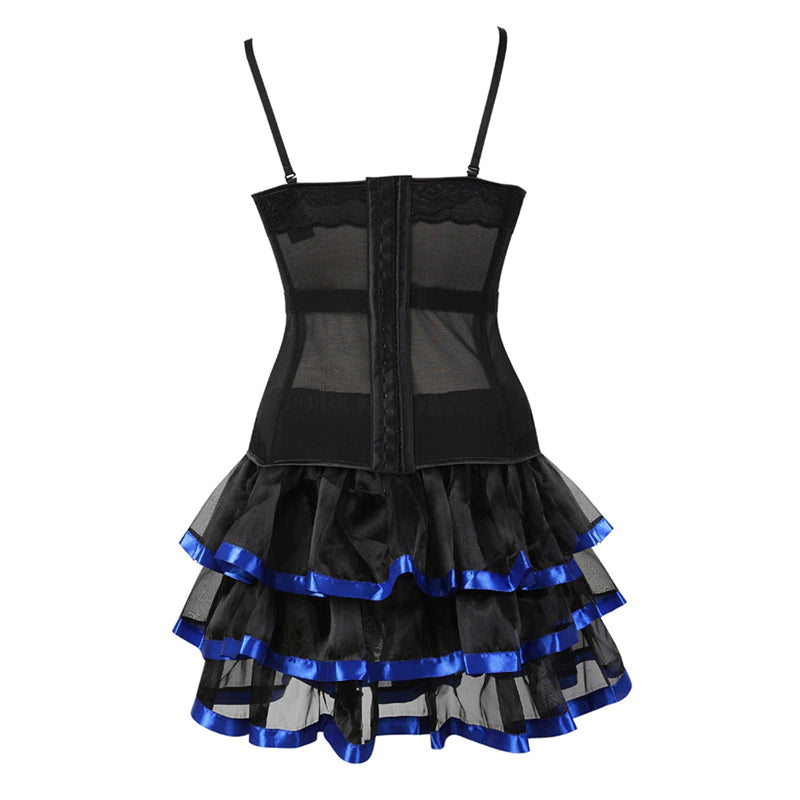 Gothic Style Corset Skirt Dress