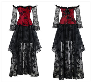 Vintage Corset Gothic Dress