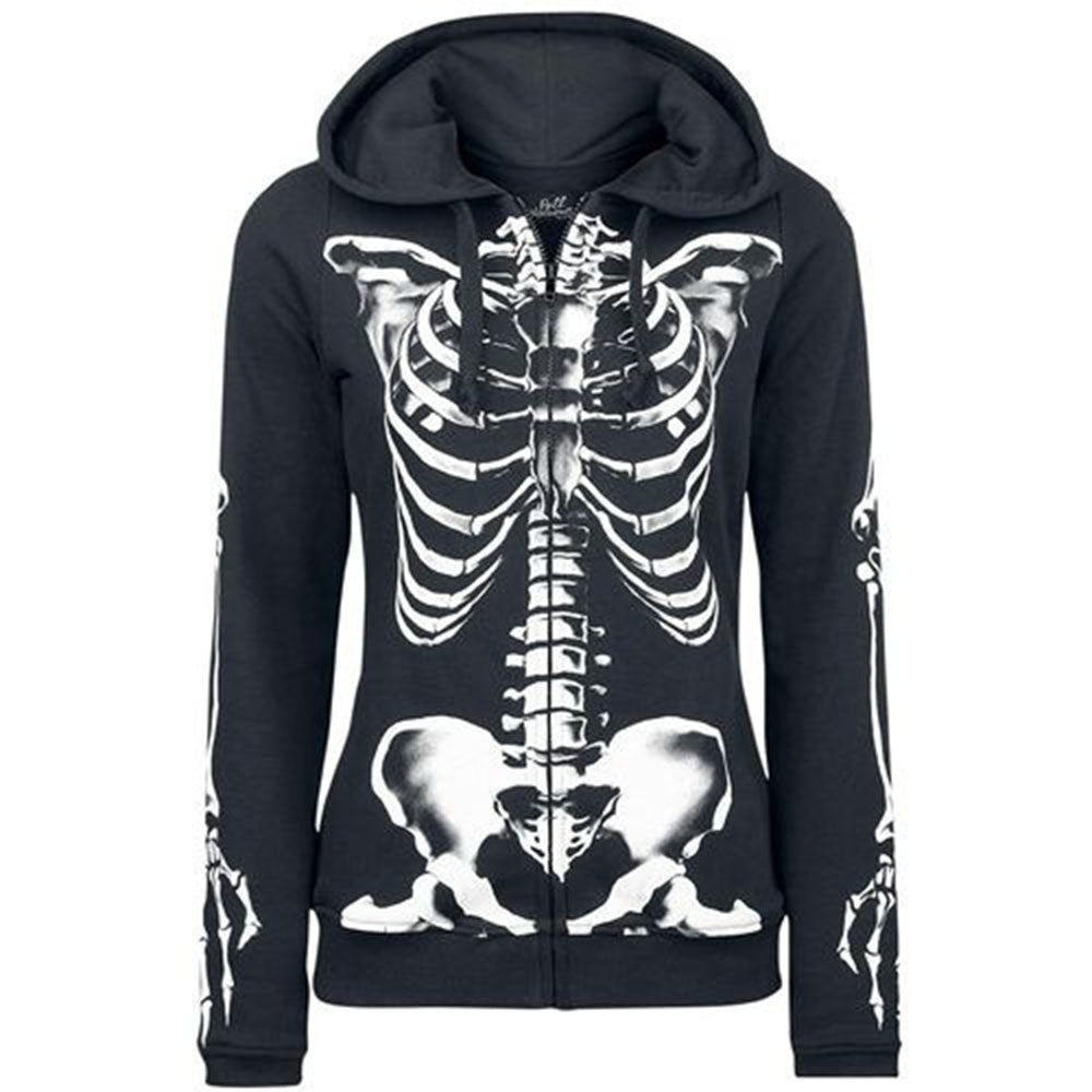 3D Skull Print  Sweatshirt