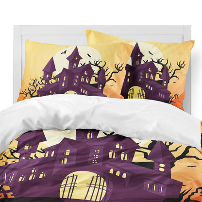 The Haunted Castle  3PC Duvet Bedding Set