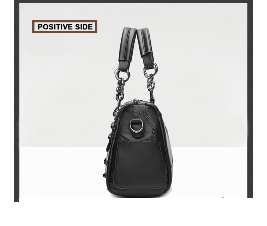Rivets Chain Stylish Handbag