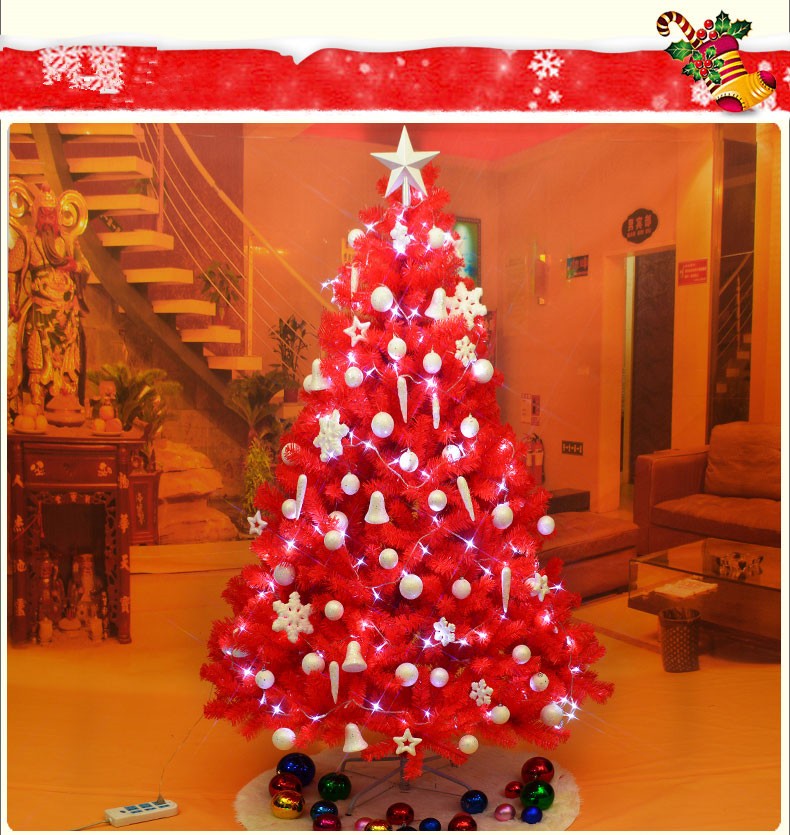 5.5' Red Decorated Artificial Christmas Tree