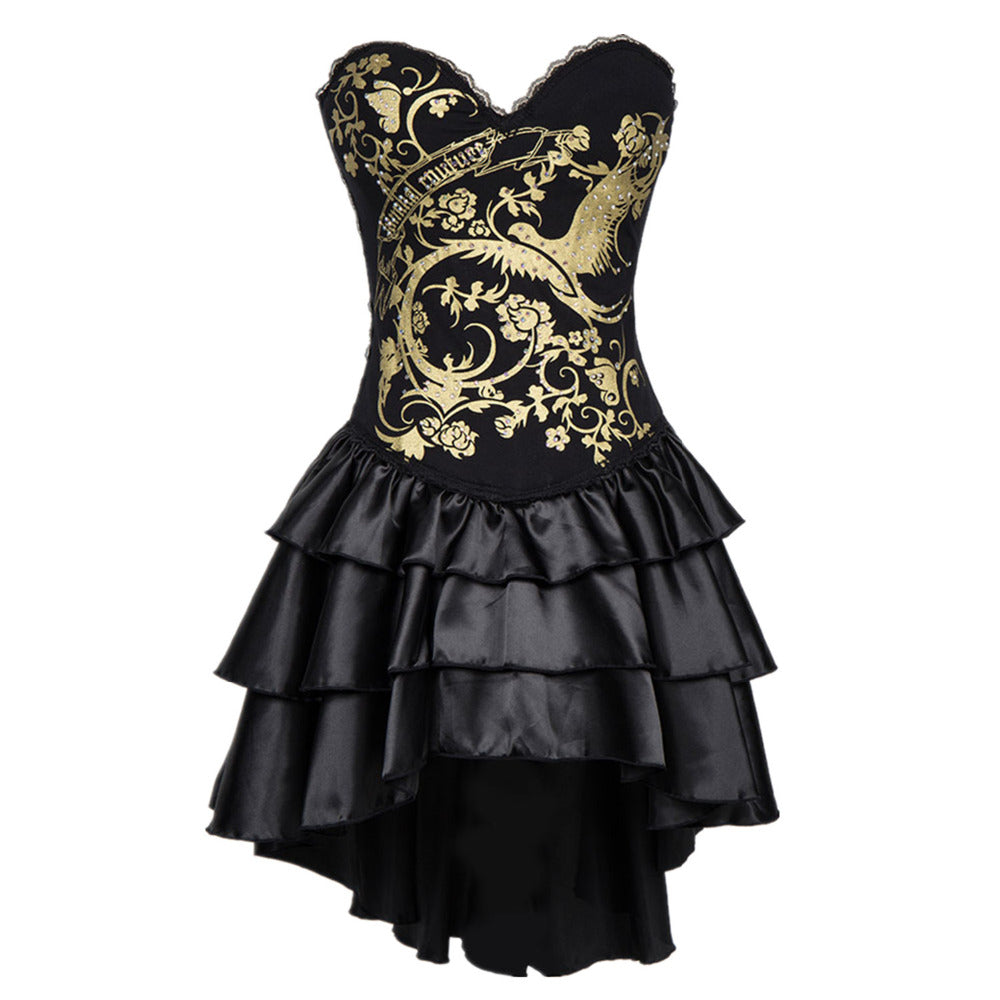 Gothic Burlesque Corset Dress