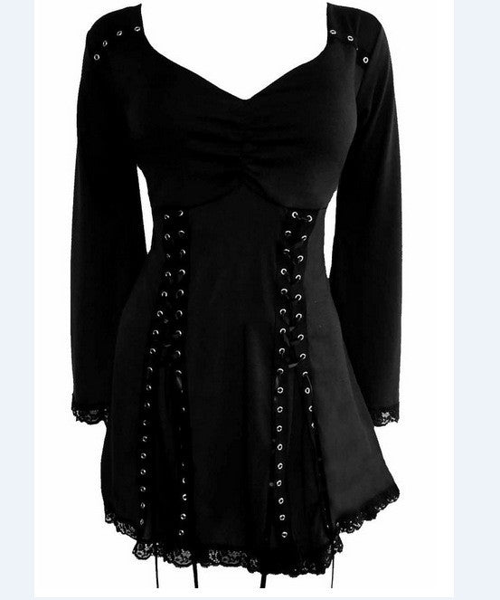 Gothic Victorian Boho Renaissance Womens Corset Top
