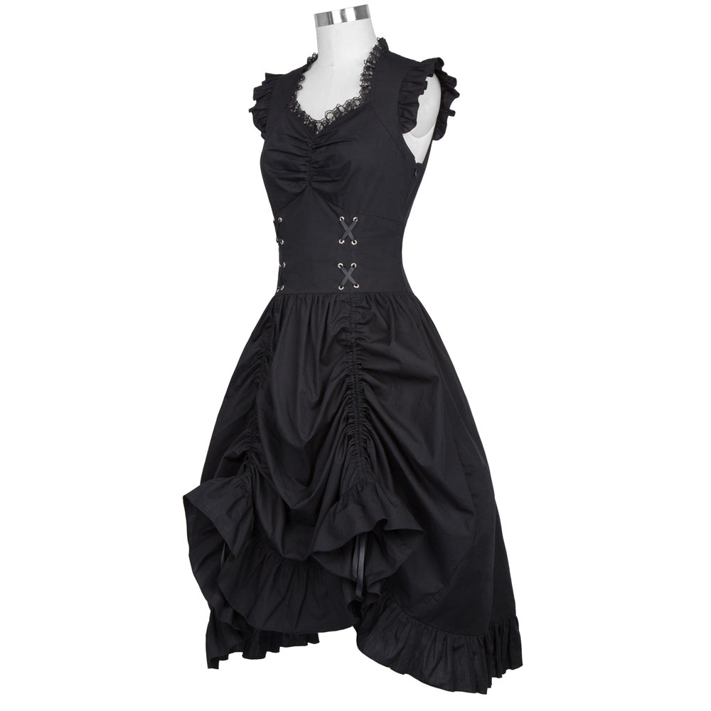 Black Punk Gothic Lace-up Corset Victorian Dress The Official Strange & Creepy Store! Black Punk Gothic Lace-up Corset Victorian Dress The Official Strange & Creepy Store!