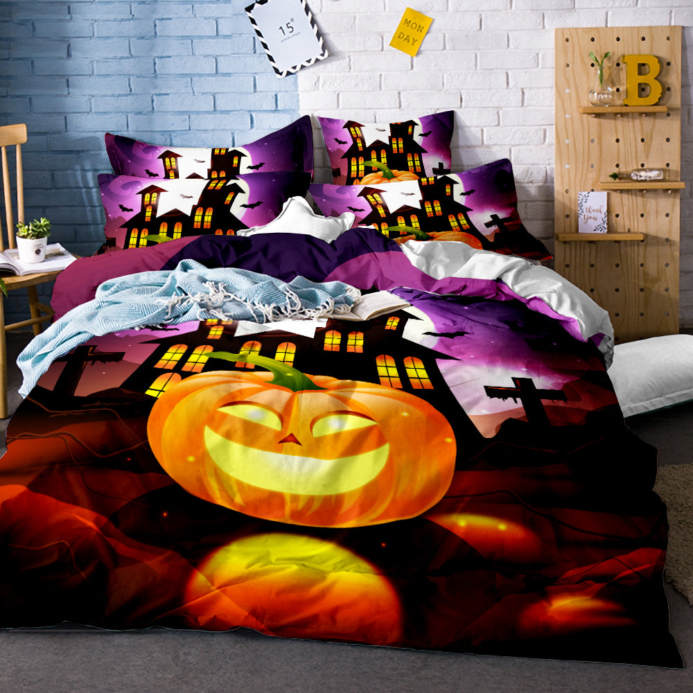 Microfiber Halloween Duvet Bedding Sets