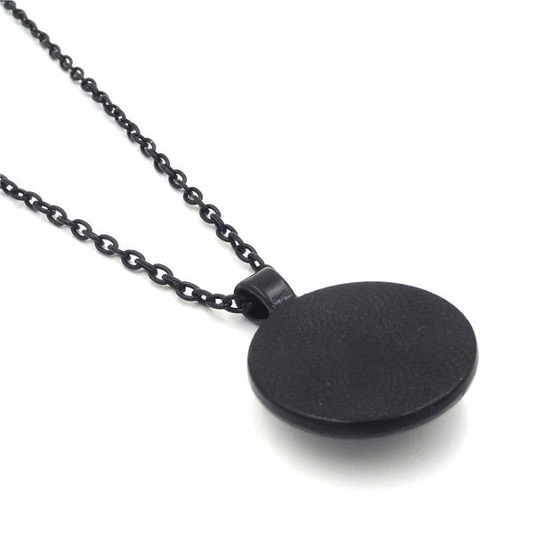 Halloween Pumpkin 25mm Pendant Necklace